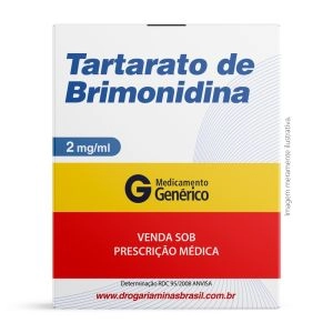 Tartarato De Brimonidina 2Mg/Ml Solução Oftalmológica 5Ml Genérico Geolab
