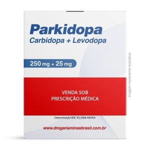 Parkidopa 250 Mg + 25 Mg Com 30 Comprimidos