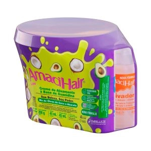 Creme Alisante Amacihair Liso Baldinho 200g