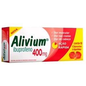 Alivium 400Mg Com 10 Cápsulas Gelatinosas