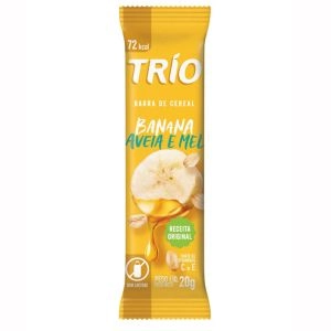 Barra de Cereal Banana Aveia e Mel 20g Trio