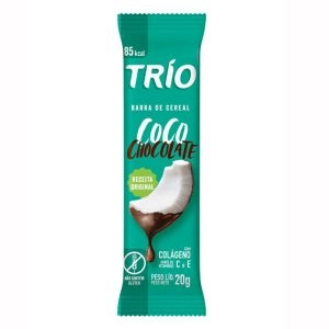 Barra de Cereal Coco com Chocolate 20g Trio