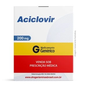 Aciclovir 200Mg Com 25 Comprimidos Genérico Teuto