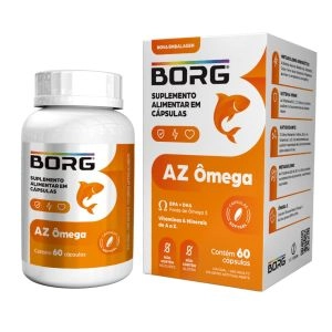 BORG Az Com Ômega 3 1000Mg 60 Cápsulas