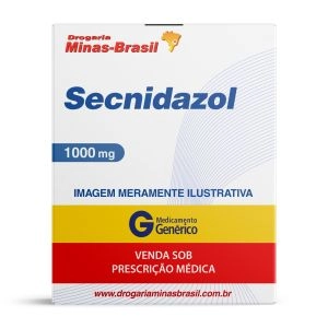 Secnidazol 1000Mg Com 2 Comprimidos Genérico Sandoz