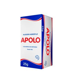 Algodão Hidrófilo Apolo Caixa  25G