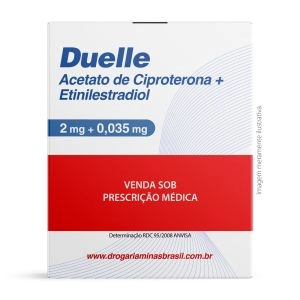 Duelle 2mg + 0,035mg  21 Comprimidos Revestidos