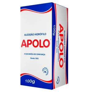 Algodão Hidrófilo Apolo Caixa 100G