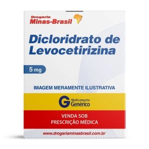 Dicloridrato De Levocetirizina 5Mg Com 10 Comprimidos Genérico Eurofarma