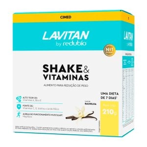 Lavitan By Redubio Shake E Vitaminas Dieta de 7 Dias  Sabor Baunilha 210g Cimed