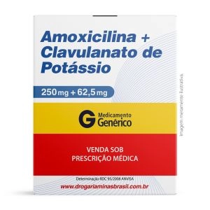Amoxicilina + Clavulanato De Potássio 250Mg + 62,5Mg/5Ml Solução 75 Ml Generico Ems