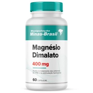 Magnésio Dimalato 400mg com 60 Cápsulas