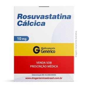 Rosuvastatina Cálcica 10 mg com 30 comprimidos - Genérico Medley