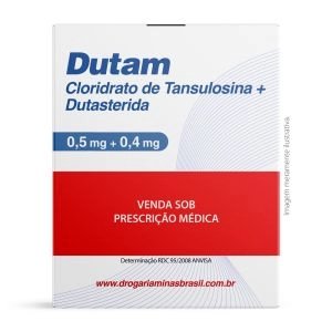 Dutam 0,5 mg / 0,4 mg Com 30 Cápsulas Gelatinosas