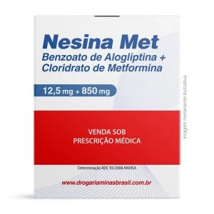 Nesina Met 12,5Mg/850 Com 60 Comprimidos