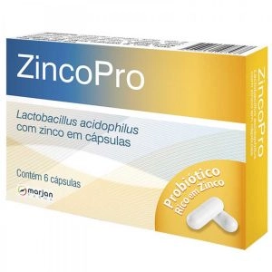 Zincopro Com 6 Cápsulas