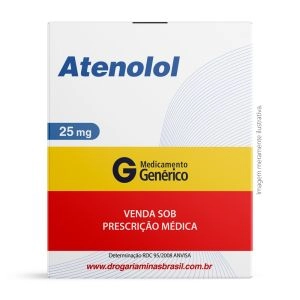 Atenolol 25Mg Com 30 Comprimidos Genérico Ems