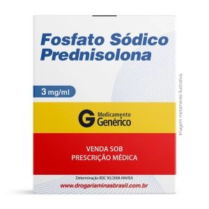 Fosfato Sódico Prednisolona 3mg/ml Com 60ml Genérico Biosintética