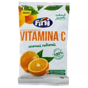 Bala Fini Natural Sweets Vitamina C 18G