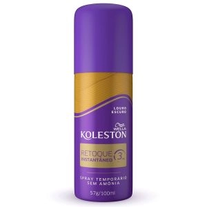 Retoque Instantâneo Spray Louro Escuro 57g/100ml Wella Koleston
