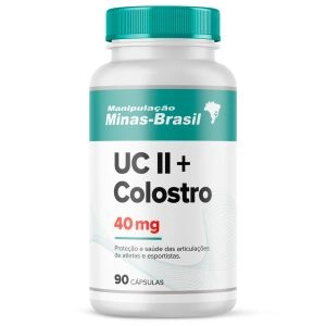 UC II + Colostro Com 90 Cápsulas