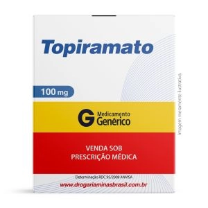 Topiramato 100Mg Com 60 Cápsulas Genérico Eurofarma