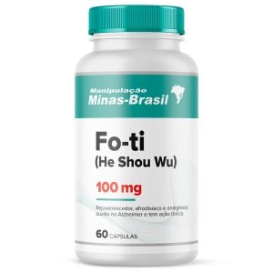 Fo-Ti (HE SHOU WU) 100MG com 60 Cápsulas