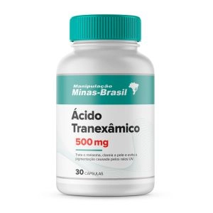 Ácido Tranexâmico 500mg com 30 Cápsulas