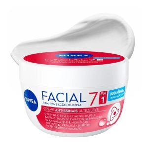 NIVEA Creme Facial Antissinais Ultraleve 7 em 1 100g