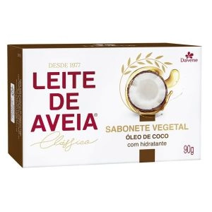 Sabonete Leite De Aveia Óleo De Coco Davene 90G