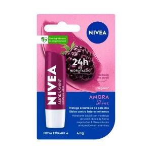 NIVEA Hidratante Labial Amora Shine 4,8g