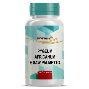 Pygeum Africanum e Saw Palmetto 60 Cápsulas