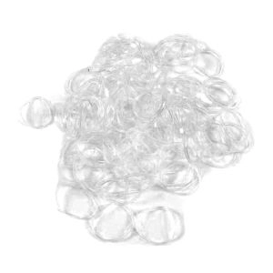 Elástico de Silicone para Cabelo Transparente REF 0791s Sveda Hair