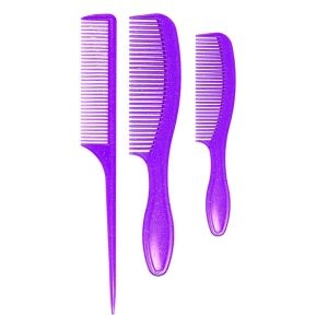 Kit de Pentes com Glitter com 3 Unidades REF 0073S Sveda Hair
