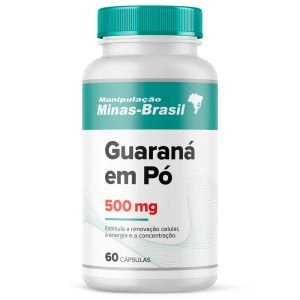 Guaraná Em Pó 60 Cápsulas
