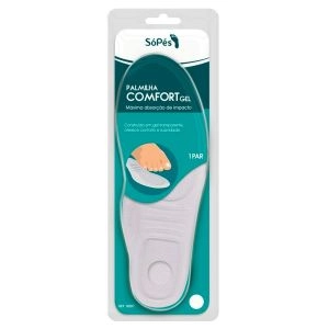 Palmilha Comfort Gel Tamanho 35/36 Com 1 Par