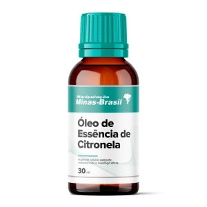 Óleo De Essência De Citronela 30ml