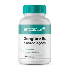 Gengibre Es 300 Mg Com Cavalinha Es 100 Mg e Chá Vermelho Es 200 Mg 30 Cápsulas