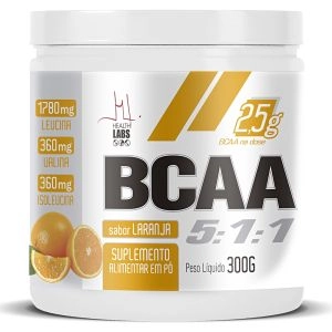 Bcaa 5:1:1 Health Labs Laranja 300G