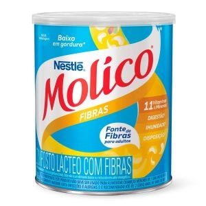 Leite em pó Molico Fibras Lata 260g
