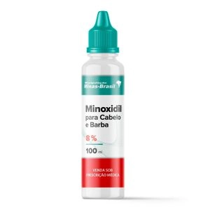 Minoxidil 8% Para Cabelo E Barba 100Ml