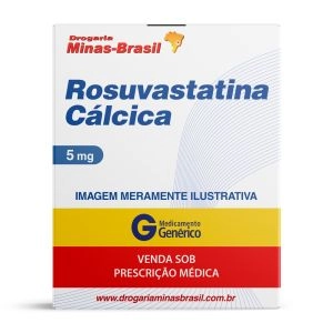 Rosuvastatina Cálcica 5Mg Com 30 Comprimidos Genérico Ems