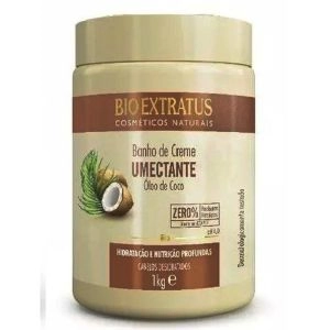 Banho De Creme Umectante Óleo De Coco Bio Extratus 1Kg