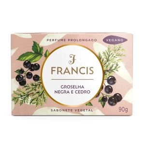 Sabonete Groselha Negra e Cedro 90g Francis