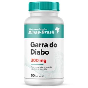 Garra Do Diabo 300 Mg -  60 Cápsulas