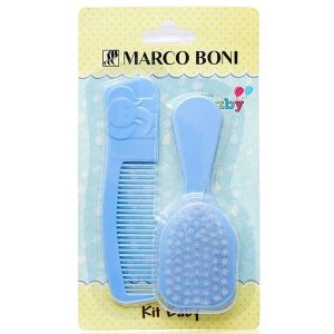 Kit Baby Escova e Pente Marco Boni Ref:0612