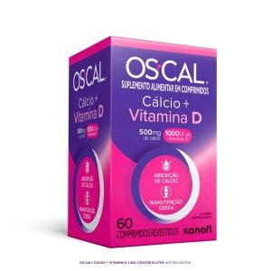 Os-cal D Cálcio 500mg Com Vitamina D 1000Ui Com 60 Comprimidos