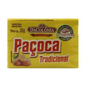 Paçoca Retangular Tradicional DaColônia 20g