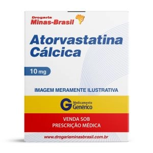 Atorvastatina Cálcica 10Mg Com 30 Comprimidos Genérico Cimed