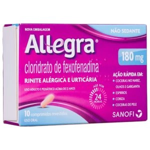 Allegra 180mg 10 Comprimidos